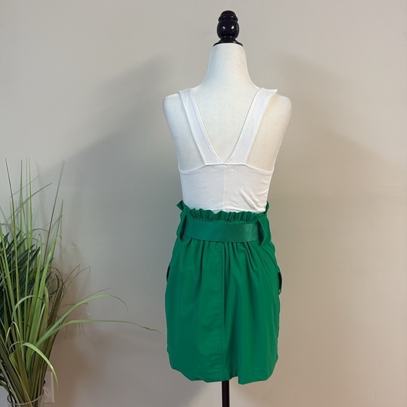 BNWOT Juicy couture women’s Green Belted paperbag Skirt with cargo Pockets sizes - Picture 4 of 9